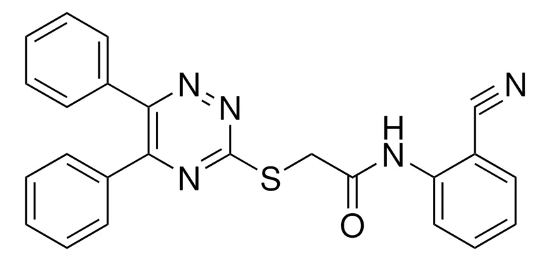 Sigma-Aldrich N-(2-CYANOPHENYL)-2-((5,6-DIPHENYL-1,2,4-TRIAZIN-3-YL)THIO)ACETAMIDE,AldrichCPR