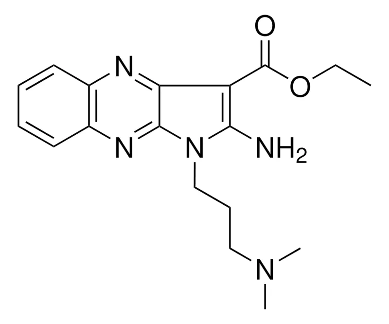 Sigma-Aldrich ET 2-AMINO-1-(3-(DIMETHYLAMINO)PR)-1H-PYRROLO(2,3-B)QUINOXALINE-3-CARBOXYLATE,AldrichCPR