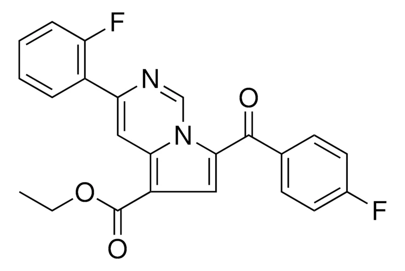 Sigma-Aldrich ET 7-(4-FLUOROBENZOYL)-3-(2-FLUOROPHENYL)PYRROLO(1,2-C)PYRIMIDINE-5-CARBOXYLATE，AldrichCPR