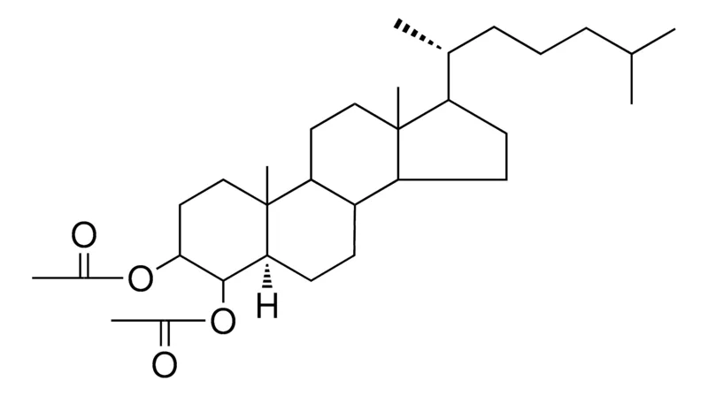 Sigma-Aldrich 5-ALPHA-CHOLESTANE-3-BETA,4-BETA-DIYL DIACETATE,AldrichCPR