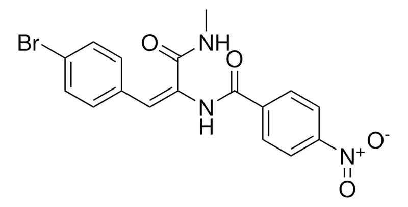 Sigma-Aldrich N-(2-(4-BROMO-PHENYL)-1-METHYLCARBAMOYL-VINYL)-4-NITRO-BENZAMIDE,AldrichCPR