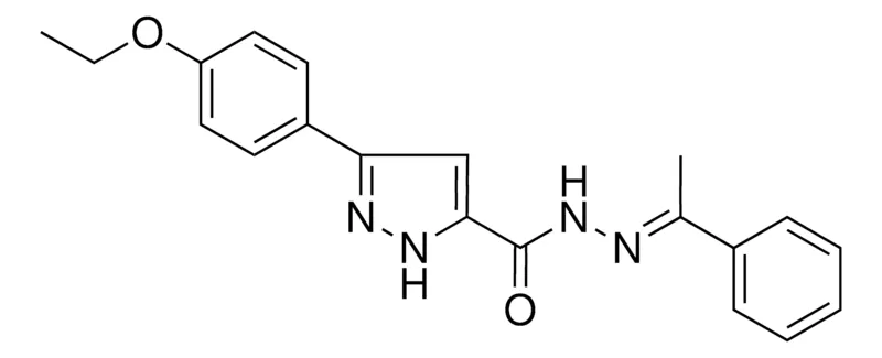 Sigma-Aldrich 5-(4-ETHOXY-PH)-2H-PYRAZOLE-3-CARBOXYLIC ACID (1-PHENYL-ETHYLIDENE)-HYDRAZIDE,AldrichCPR
