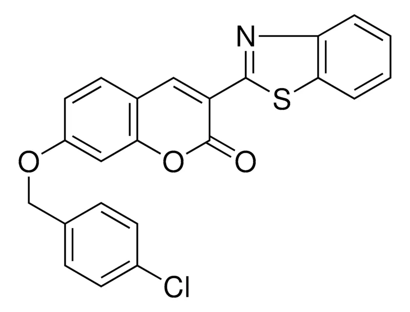 Sigma-Aldrich 3-(1,3-BENZOTHIAZOL-2-YL)-7-((4-CHLOROBENZYL)OXY)-2H-CHROMEN-2-ONE,AldrichCPR