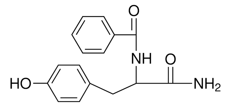 Sigma-Aldrich L-ALPHA-BENZAMIDO-BETA-(4-HYDROXYPHENYL)-PROPIONAMIDE,AldrichCPR
