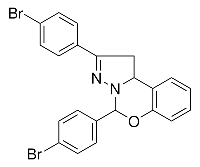 Sigma-Aldrich 2,4-BIS-(4-BROMO-PHENYL)-1,9B-DIHYDRO-5-OXA-3,3A-DIAZA-CYCLOPENTA(A)NAPHTHALENE,AldrichCPR