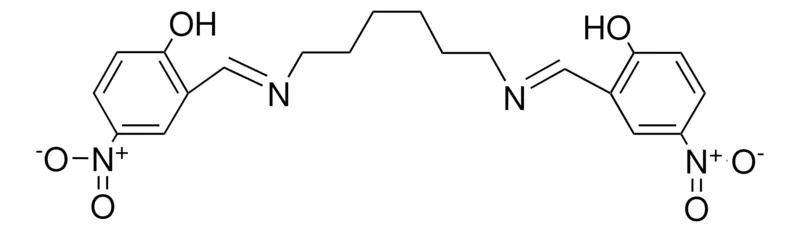 Sigma-Aldrich 2-{(E)-[((E)-6-{[(E)-(2-HYDROXY-5-NITROPHENYL)METHYLIDENE]AMINO}HEXYL)IMINO]METHYL}-4-NITROPHENOL，AldrichCPR