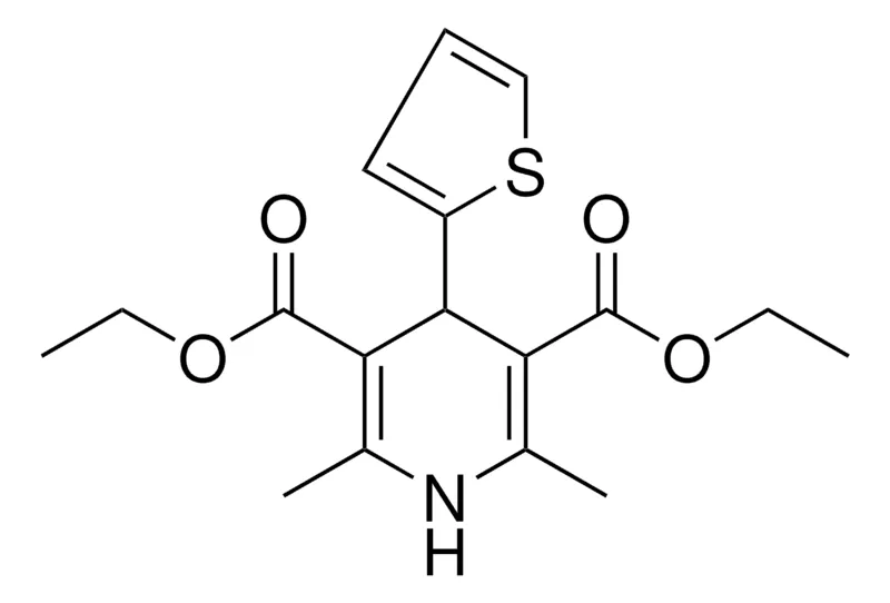 Sigma-Aldrich 2,6-DIMETHYL-4-THIOPHEN-2-YL-1,4-2H-PYRIDINE-3,5-DICARBOXYLIC ACID DIETHYL ESTER,AldrichCPR