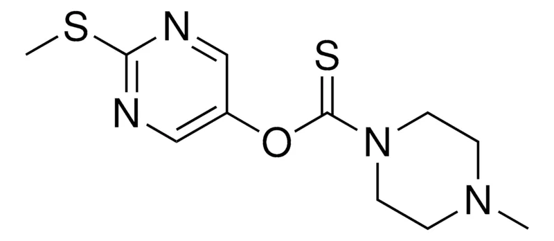 Sigma-Aldrich O-(2-(METHYLTHIO)-5-PYRIMIDINYL) 4-METHYL-1-PIPERAZINECARBOTHIOATE,AldrichCPR