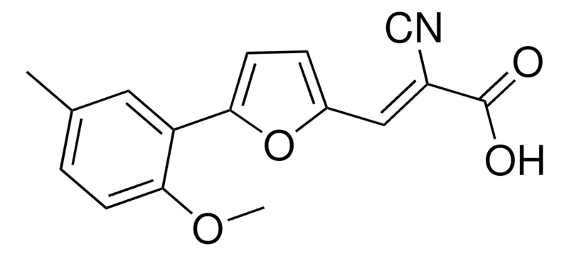 Sigma-Aldrich 2-CYANO-3-(5-(2-METHOXY-5-METHYLPHENYL)-2-FURYL)-2-PROPENOIC ACID,AldrichCPR