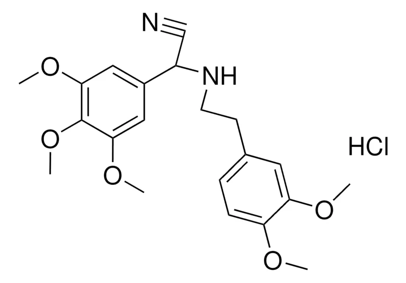 Sigma-Aldrich N-(ALPHA-CYANO-3,4,5-TRIMETHOXYBENZYL)-3,4-DIMETHOXYPHENETHYLAMINE HCL,AldrichCPR