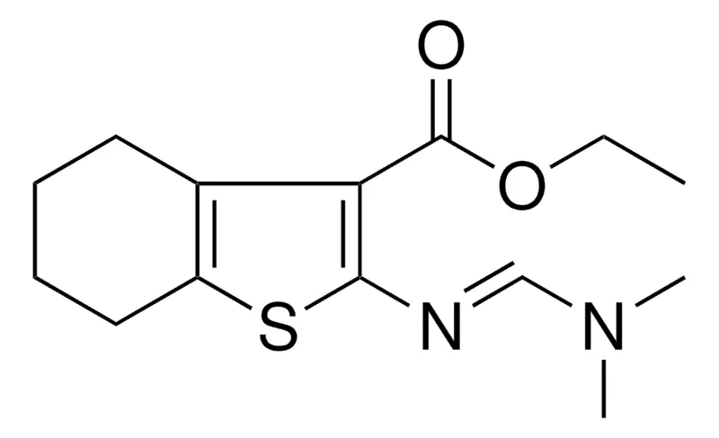 Sigma-Aldrich 2-(DIMETHYLAMINO-METHYLENEAMINO)-4H-BENZO(B)THIOPHENE-3-CARBOXYLIC ACID ET ESTER,AldrichCPR