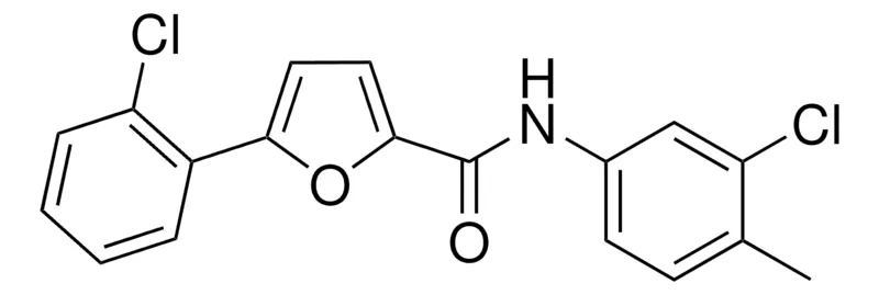 Sigma-Aldrich N-(3-CHLORO-4-METHYLPHENYL)-5-(2-CHLOROPHENYL)-2-FURAMIDE,AldrichCPR