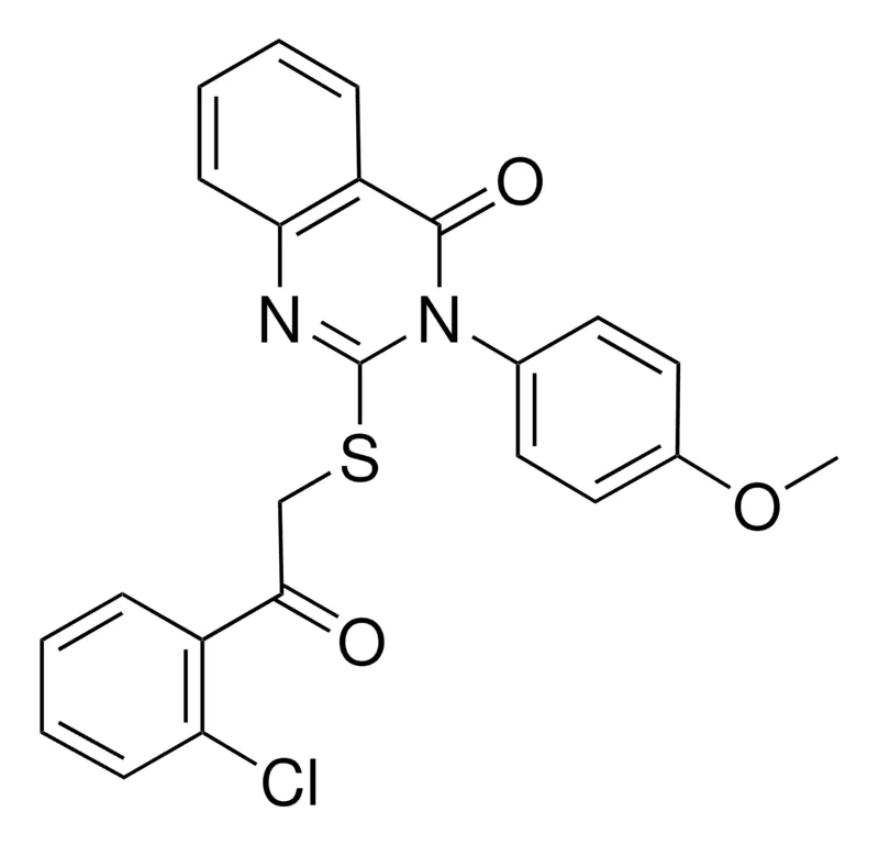Sigma-Aldrich 2-((2-(2-CHLOROPHENYL)-2-OXOETHYL)THIO)-3-(4-METHOXYPHENYL)-4(3H)-QUINAZOLINONE，AldrichCPR