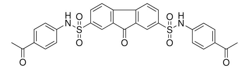 Sigma-Aldrich 9-OXO-9H-FLUORENE-2,7-DISULFONIC ACID BIS-((4-ACETYL-PHENYL)-AMIDE),AldrichCPR