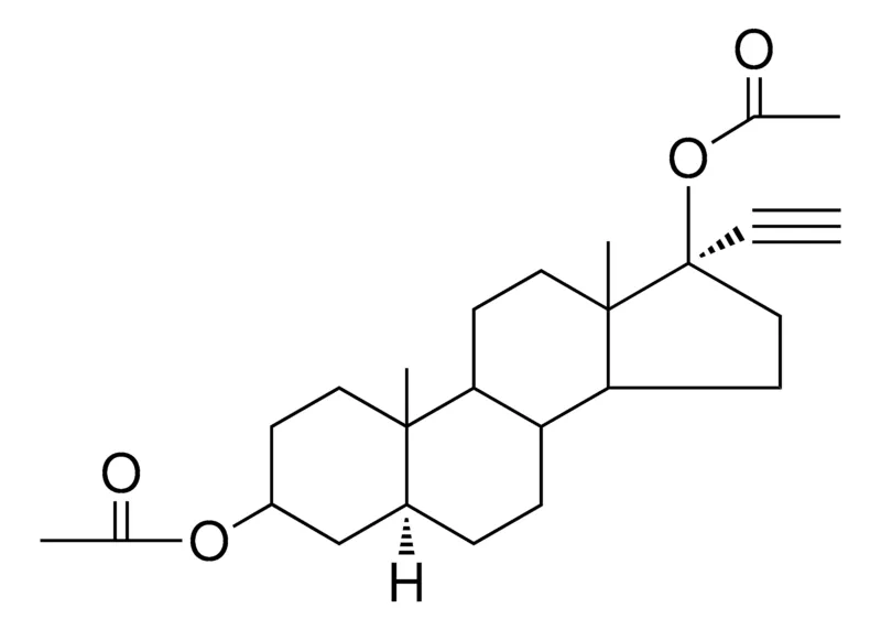 Sigma-Aldrich 17-ALPHA-ETHYNYL-5-ALPHA-ANDROSTANE-3-BETA,17-BETA-DIOL DIACETATE,AldrichCPR