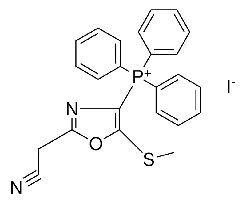 Sigma-Aldrich (2-CYANOMETHYL-5-METHYLSULFANYL-OXAZOL-4-YL)-TRIPHENYL-PHOSPHONIUM, IODIDE，AldrichCPR