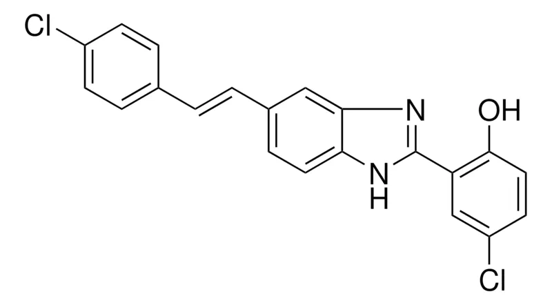 Sigma-Aldrich 4-CHLORO-2-(5-(2-(4-CHLORO-PHENYL)-VINYL)-1H-BENZOIMIDAZOL-2-YL)-PHENOL,AldrichCPR