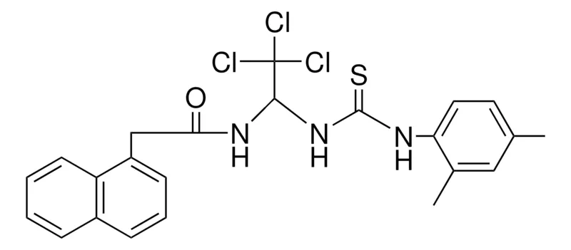 Sigma-Aldrich 2-NAPHTHALEN-YL-N-(2,2,2-TRICHLORO-1-(3-(2,4-DI-ME-PH)-THIOUREIDO)-ET)-ACETAMIDE,AldrichCPR