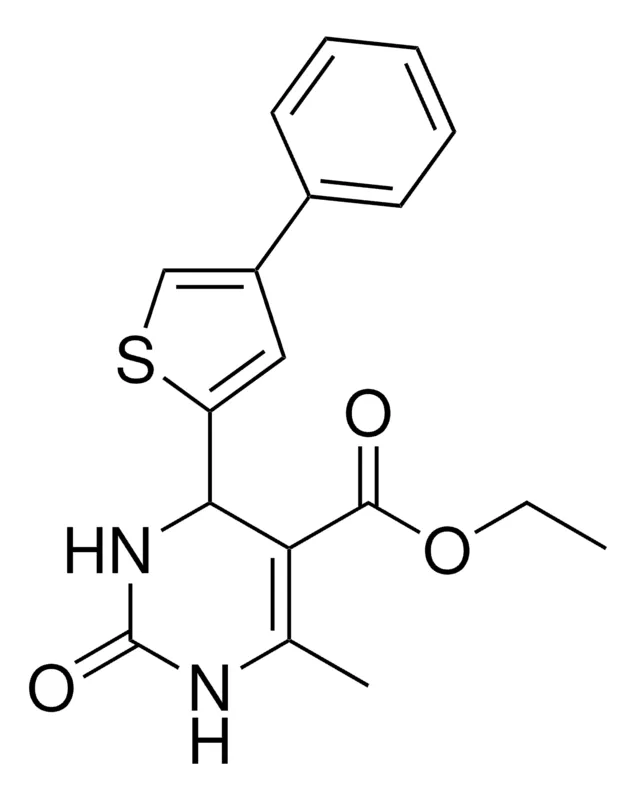 Sigma-Aldrich ETHYL 6-METHYL-2-OXO-4-(4-PHENYL-2-THIENYL)-1,2,3,4-TETRAHYDRO-5-PYRIMIDINECARBOXYLATE,AldrichCPR