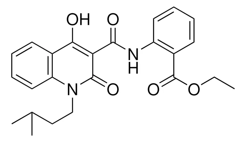 Sigma-Aldrich 2-((4-HO-1-(3-ME-BU)-2-OXO-2H-QUINOLINE-3-CARBONYL)-AMINO)-BENZOIC ACID ET ESTER,AldrichCPR