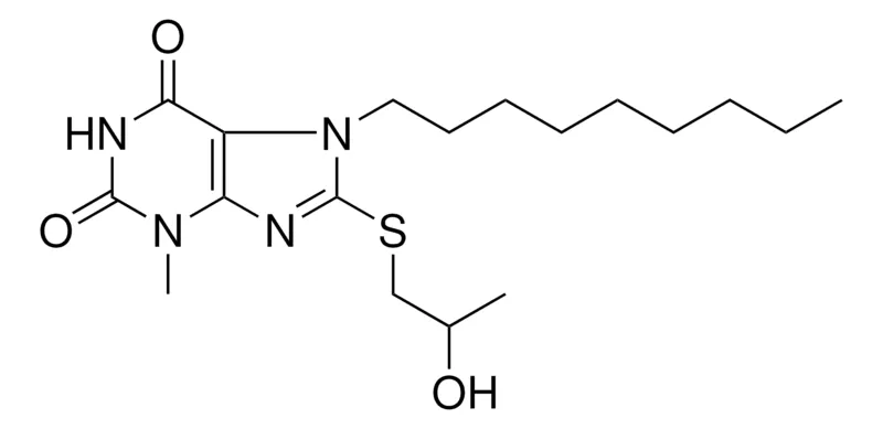 Sigma-Aldrich 8-(2-HYDROXY-PROPYLSULFANYL)-3-METHYL-7-NONYL-3,7-DIHYDRO-PURINE-2,6-DIONE,AldrichCPR