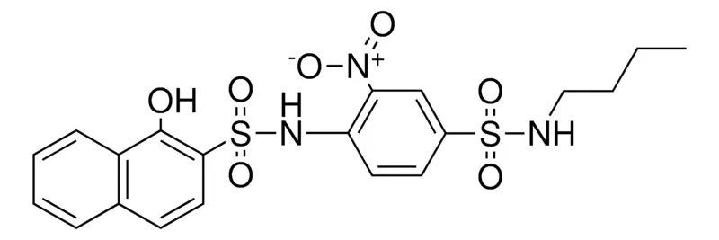 Sigma-Aldrich 4'-BUTYLSULFAMOYL-1-HYDROXY-2'-NITRO-2-NAPHTHANILIDE,AldrichCPR