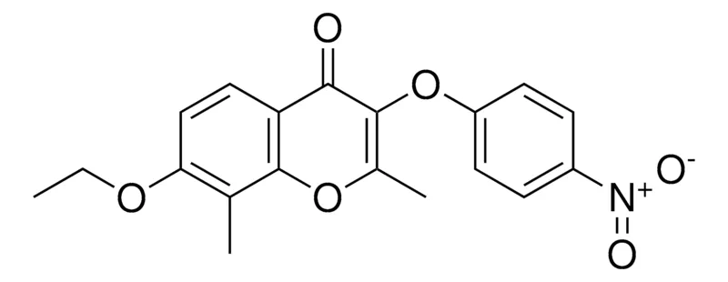 Sigma-Aldrich 7-ETHOXY-2,8-DIMETHYL-3-(4-NITRO-PHENOXY)-CHROMEN-4-ONE,AldrichCPR