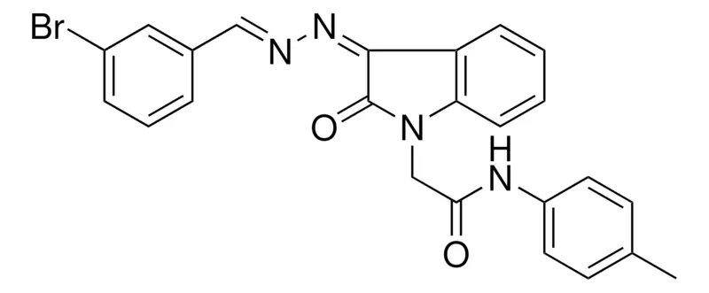 Sigma-Aldrich 2-(3-((3-BR-BENZYLIDENE)-HYDRAZONO)-2-OXO-2,3-2H-INDOL-1-YL)-N-P-TOLYL-ACETAMIDE,AldrichCPR