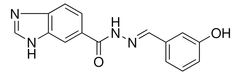 Sigma-Aldrich N'-(3-HYDROXYBENZYLIDENE)-1H-BENZIMIDAZOLE-6-CARBOHYDRAZIDE，AldrichCPR