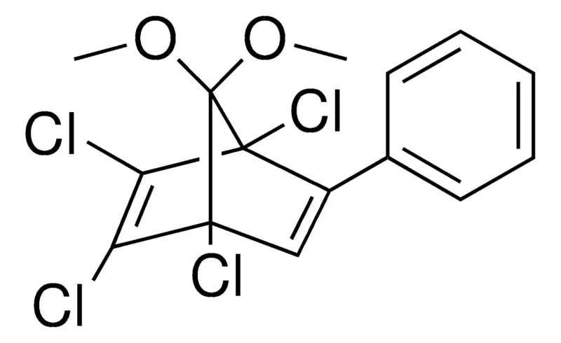 Sigma-Aldrich 1,2,3,4-TETRACHLORO-7,7-DIMETHOXY-5-PHENYL-BICYCLO(2.2.1)HEPTA-2,5-DIENE，AldrichCPR