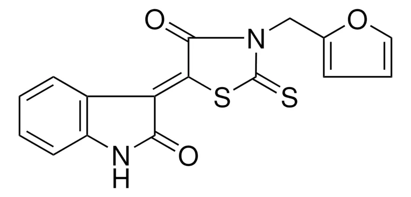 Sigma-Aldrich 3-(3-FURAN-2-YLMETHYL-4-OXO-2-THIOXO-THIAZOLIDIN-5-YLIDENE)-1,3-2H-INDOL-2-ONE，AldrichCPR