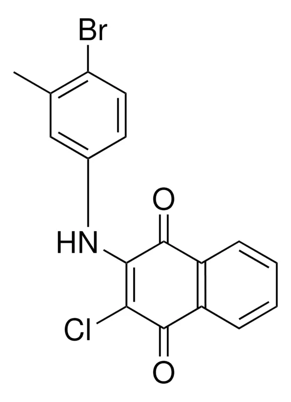 Sigma-Aldrich 2-(4-BROMO-3-METHYLANILINO)-3-CHLORO-1,4-NAPHTHOQUINONE,AldrichCPR