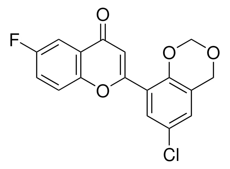 Sigma-Aldrich 2-(6-CHLORO-4H-BENZO(1,3)DIOXIN-8-YL)-6-FLUORO-CHROMEN-4-ONE,AldrichCPR