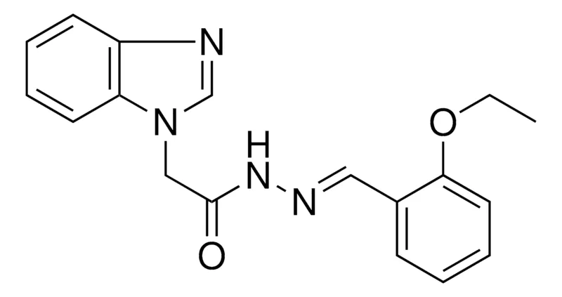 Sigma-Aldrich 2-BENZOIMIDAZOL-1-YL-ACETIC ACID (2-ETHOXY-BENZYLIDENE)-HYDRAZIDE,AldrichCPR
