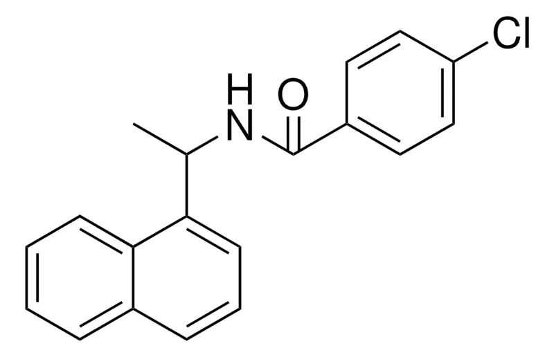 Sigma-Aldrich 4-CHLORO-N-(1-NAPHTHALEN-1-YL-ETHYL)-BENZAMIDE,AldrichCPR