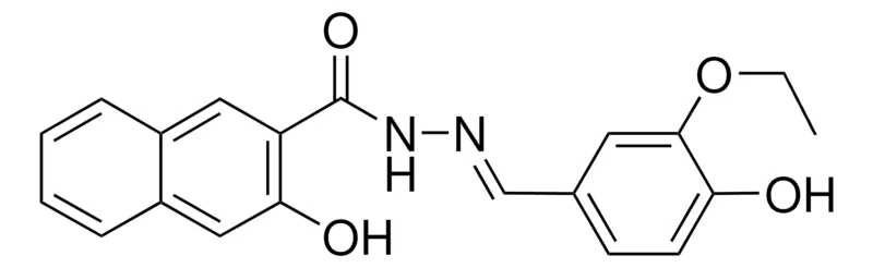 Sigma-Aldrich N'-(3-ETHOXY-4-HYDROXYBENZYLIDENE)-3-HYDROXY-2-NAPHTHOHYDRAZIDE,AldrichCPR