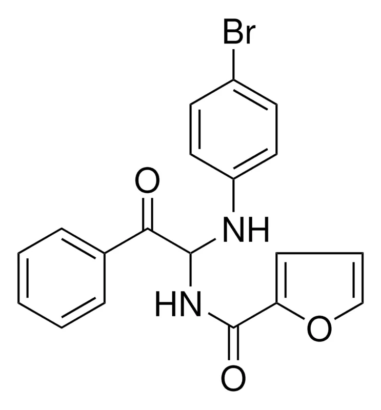Sigma-Aldrich FURAN-2-CARBOXYLIC ACID (1-(4-BROMO-PHENYLAMINO)-2-OXO-2-PHENYL-ETHYL)-AMIDE,AldrichCPR