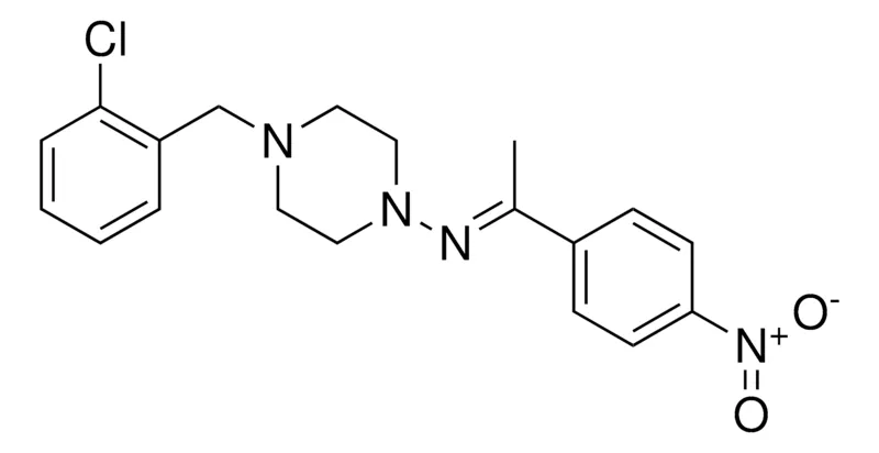 Sigma-Aldrich (4-(2-CHLORO-BENZYL)-PIPERAZIN-1-YL)-(1-(4-NITRO-PHENYL)-ETHYLIDENE)-AMINE，AldrichCPR