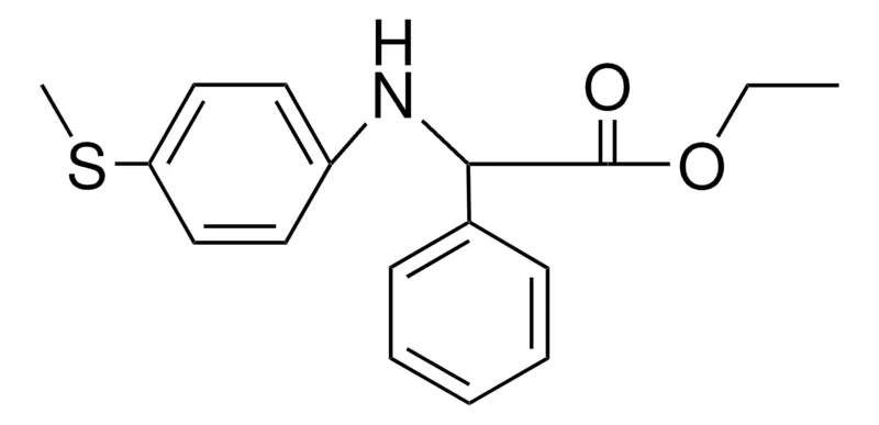 Sigma-Aldrich N-(4-(METHYLTHIO)PHENYL)-2-PHENYLGLYCINE ETHYL ESTER，AldrichCPR