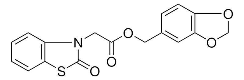 Sigma-Aldrich (2-OXO-BENZOTHIAZOL-3-YL)-ACETIC ACID BENZO(1,3)DIOXOL-5-YLMETHYL ESTER,AldrichCPR