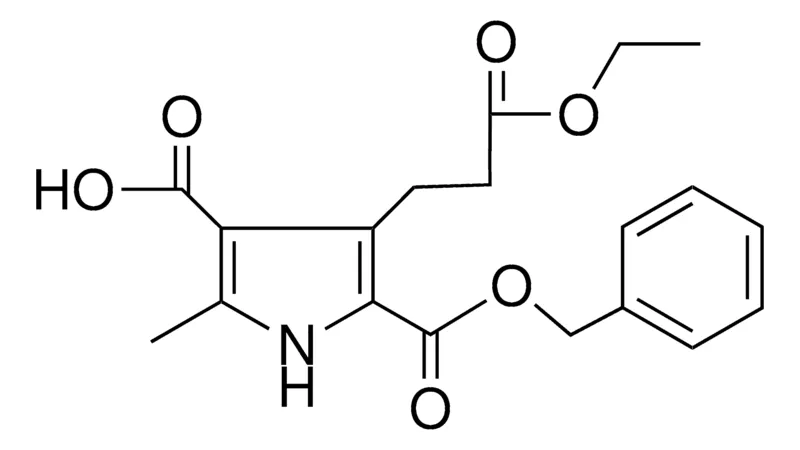 Sigma-Aldrich 3-(2-ETHOXYCARBONYL-ET)-5-METHYL-1H-PYRROLE-2,4-DICARBOXYLIC ACID 2-BENZYL ESTER，AldrichCPR
