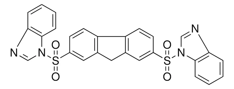 Sigma-Aldrich 1-((7-(1H-BENZIMIDAZOL-1-YLSULFONYL)-9H-FLUOREN-2-YL)SULFONYL)-1H-BENZIMIDAZOLE,AldrichCPR