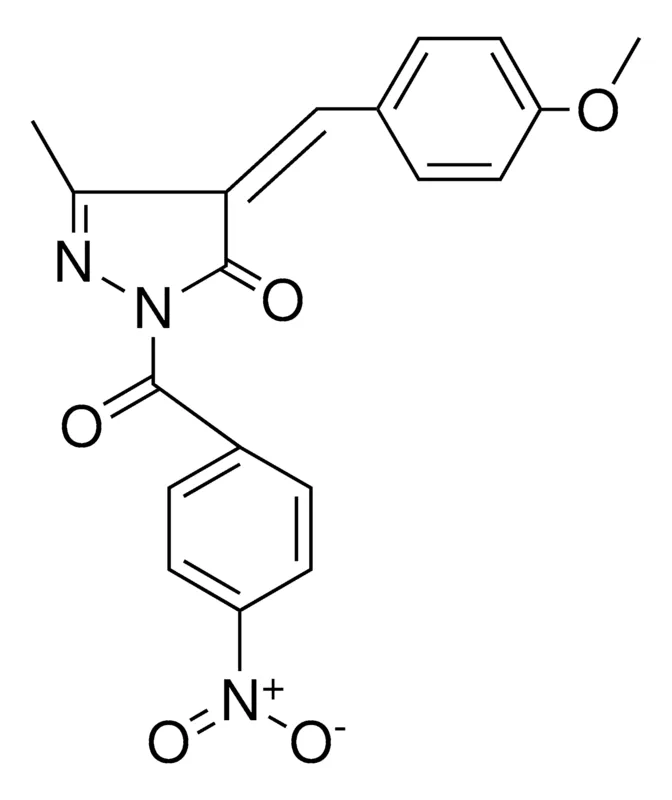 Sigma-Aldrich 4-(4-METHOXY-BENZYLIDENE)-5-METHYL-2-(4-NITRO-BENZOYL)-2,4-DIHYDRO-PYRAZOL-3-ONE,AldrichCPR
