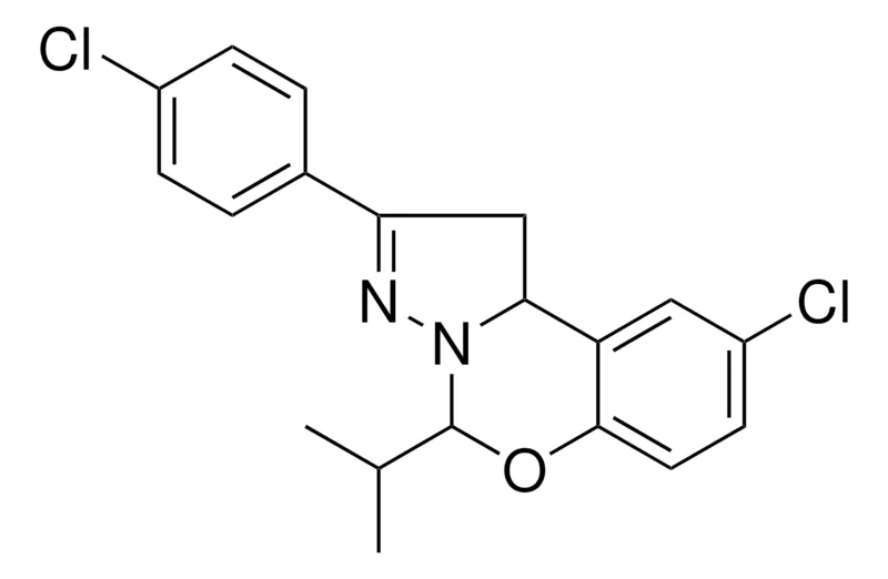 Sigma-Aldrich 8-CL-2-(4-CL-PH)-4-ISOPROPYL-1,9B-2H-5-OXA-3,3A-DIAZA-CYCLOPENTA(A)NAPHTHALENE,AldrichCPR