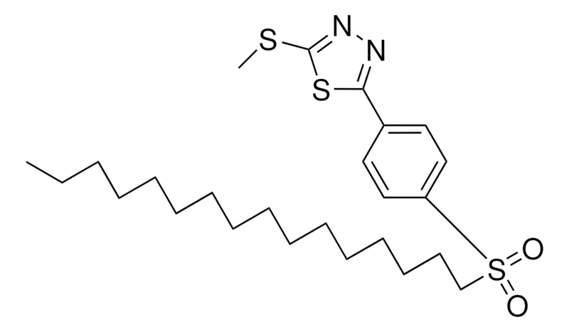 Sigma-Aldrich 2-(4-HEXADECYLSULFONYLPHENYL)-5-METHYLTHIO-1,3,4-THIADIAZOLE,AldrichCPR