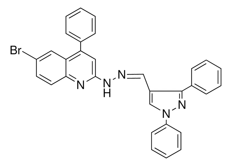 Sigma-Aldrich N-(6-BR-4-PH-QUINOLIN-2-YL)-N'-(1,3-DIPHENYL-1H-PYRAZOL-4-YLMETHYLENE)-HYDRAZINE,AldrichCPR