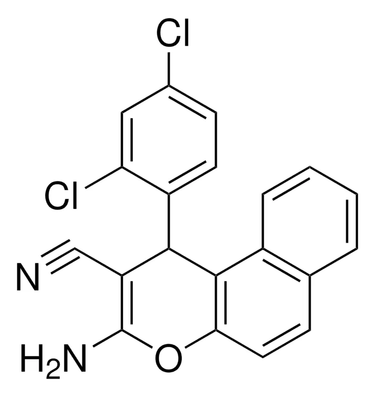 Sigma-Aldrich 3-AMINO-1-(2,4-DICHLORO-PHENYL)-1H-BENZO(F)CHROMENE-2-CARBONITRILE,AldrichCPR
