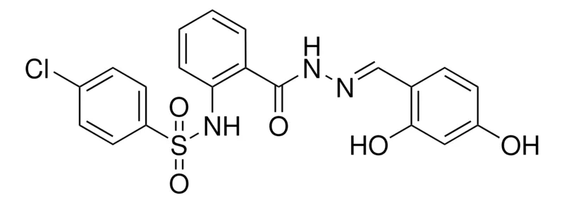 Sigma-Aldrich 4-CL-N-(2-((2-(2,4-DIHYDROXYBENZYLIDENE)HYDRAZINO)CARBONYL)PH)BENZENESULFONAMIDE,AldrichCPR