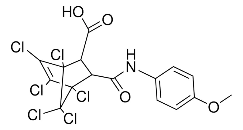 Sigma-Aldrich 145677-HEXACHLORO-3-(N-(4-METHOXYPHENYL)CARBAMOYL)-5-NORBORNEN-2-CARBOXYLIC ACID,AldrichCPR