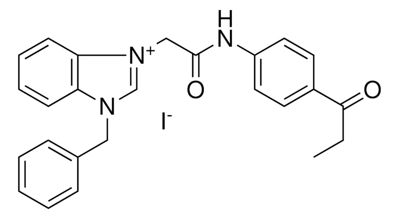 Sigma-Aldrich 3-BENZYL-1-(2-OXO-2-(4-PROPIONYLANILINO)ETHYL)-3H-BENZIMIDAZOL-1-IUM IODIDE,AldrichCPR